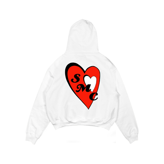 SMEMAINCRTR WHITE HOODIE